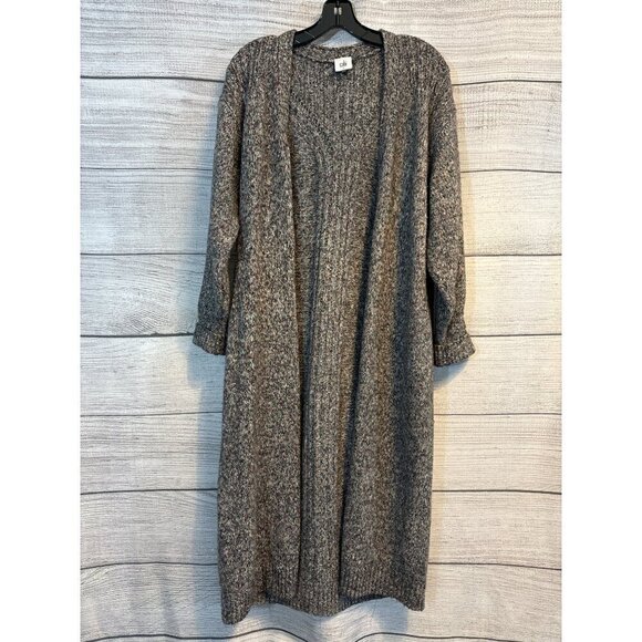 Cabi Long Knit Cardigan Sweater Sparkly Speckled Button-Front Size S - Picture 1 of 5